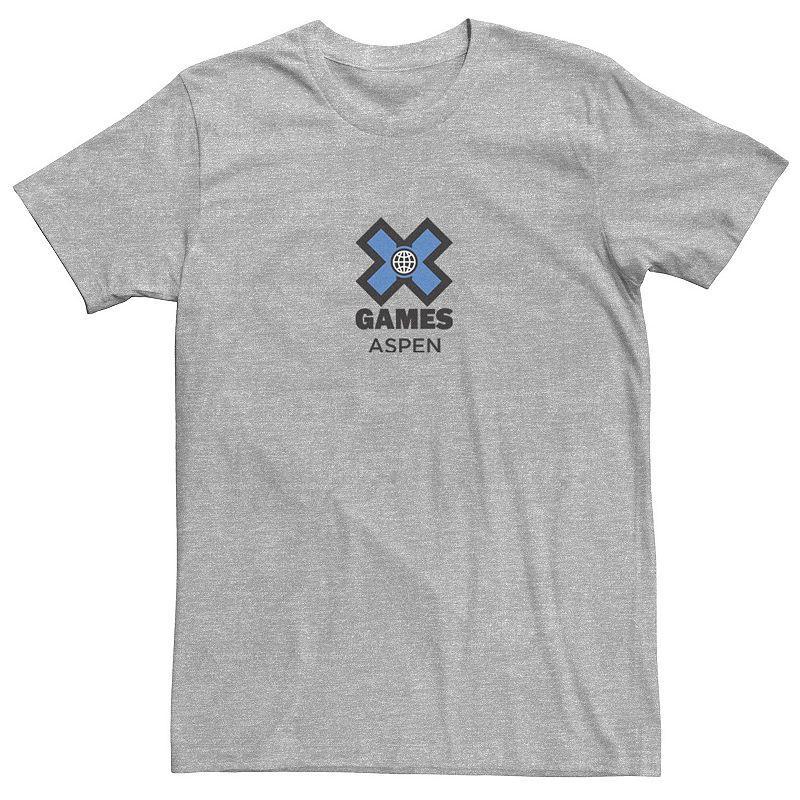 Mens ESPN X Games Aspen Chest Logo Tee Athletic Grey Product Image