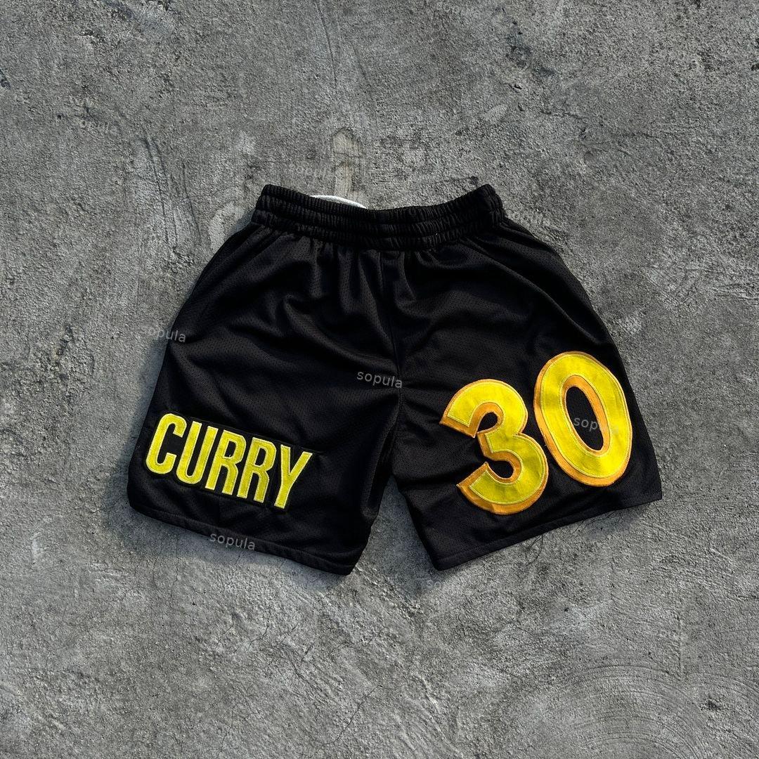 Sportswear Streetwear Gymwear Print Drawstring Mesh Shorts Product Image