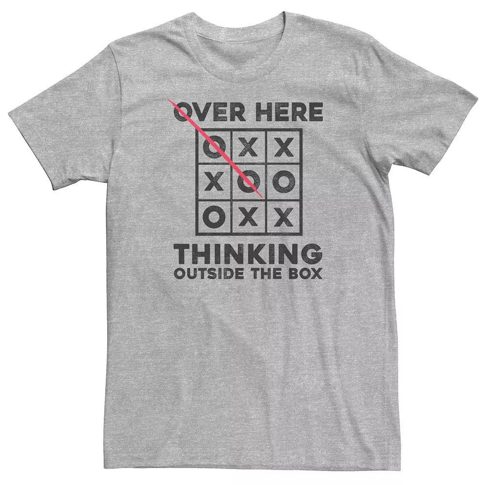 Men's Thinking Outside The Box Tee, Size: XL, Athletic Grey Product Image