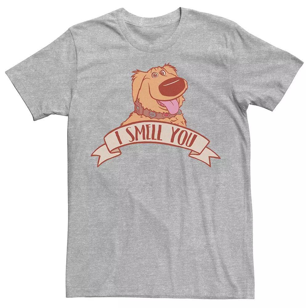 Disney / Pixar's Up Dug Men's I Smell You Portrait Tee, Size: XL, Athletic Grey Product Image
