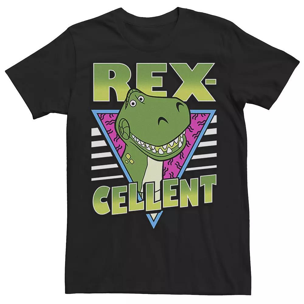 Disney / Pixar's Toy Story 4 Men's Retro Rex-cellent Portrait Tee, Size: Large, White Product Image