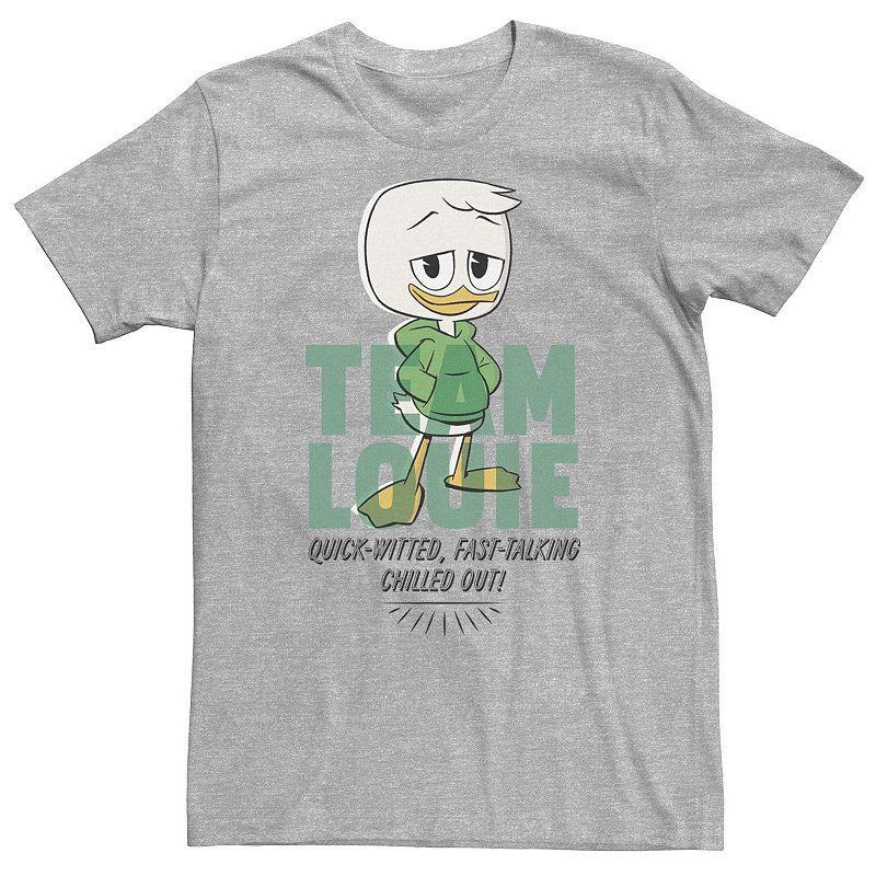 Big & Tall Disney DuckTales Team Louie Quick-Witted Chilled Out Tee, Men's, Size: 4XL, Athletic Grey Product Image