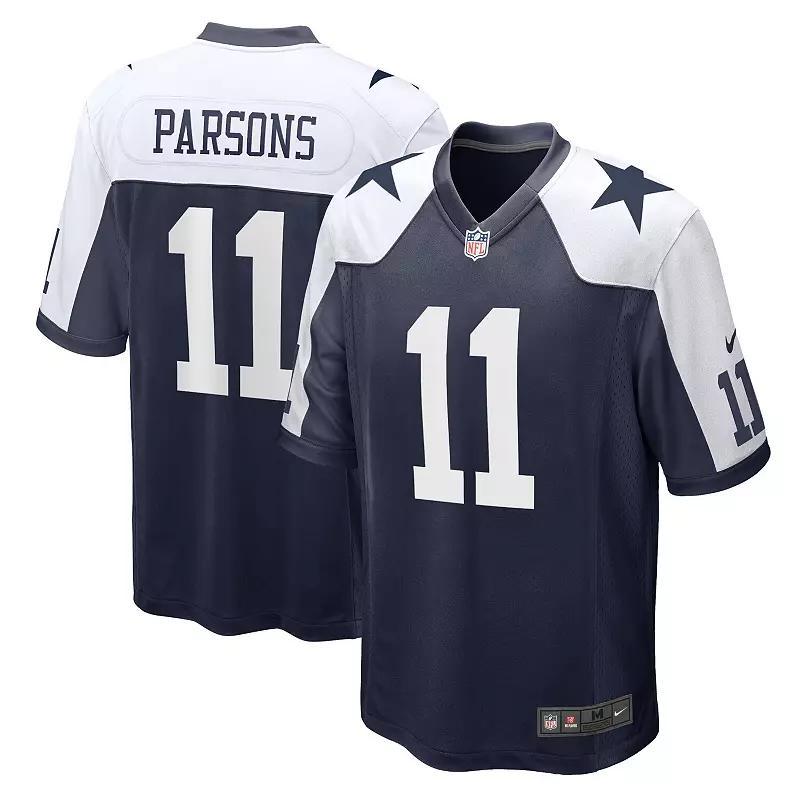Mens Nike Micah Parsons Dallas Cowboys Alternate Game Jersey Blue Product Image