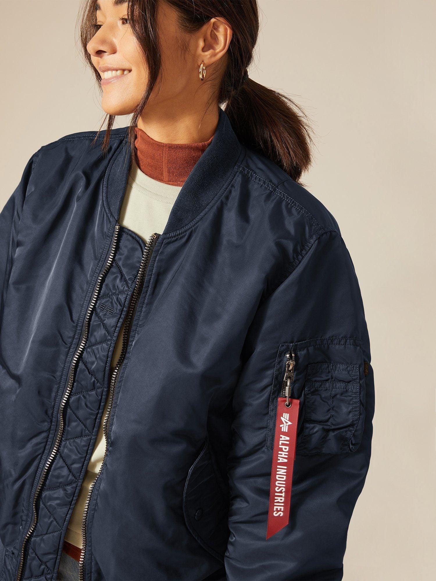 MA-1 BATTLEWASH BOMBER JACKET Female Product Image