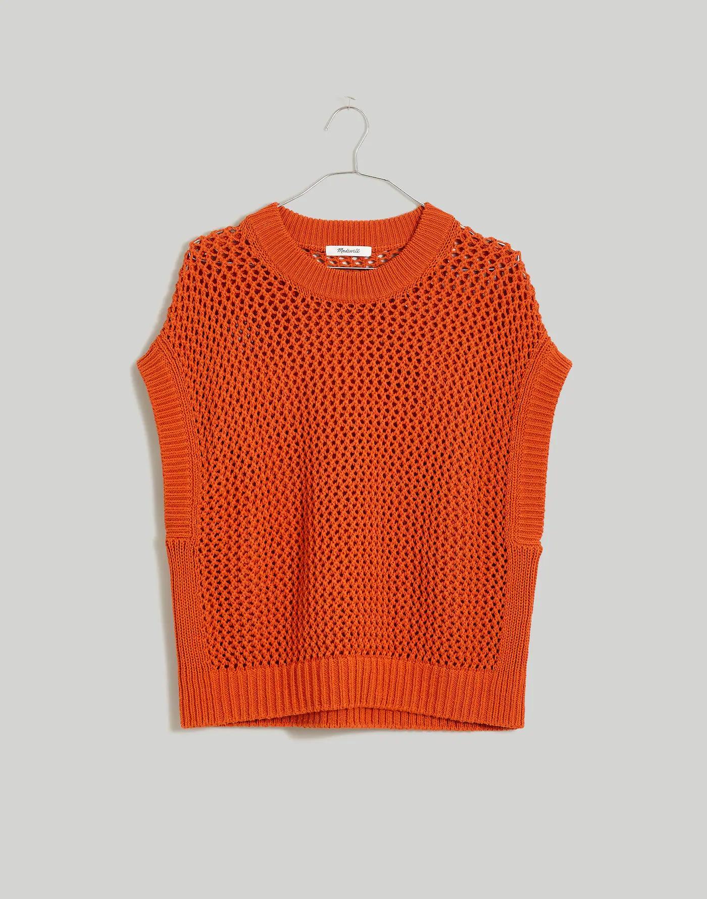 Open-Stitch Sweater Tee Product Image