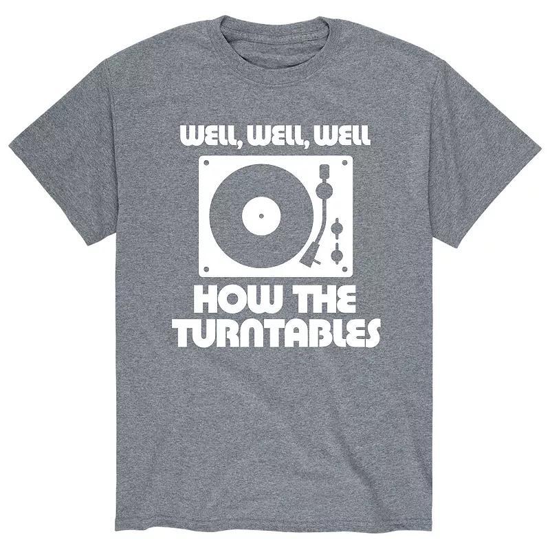 Men's Well Well Turntables Tee, Size: Large, Gray Product Image