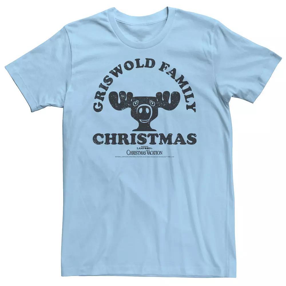 Men's National Lampoon's Christmas Vacation Griswold Family Text Tee, Size: 3XL, Light Blue Product Image