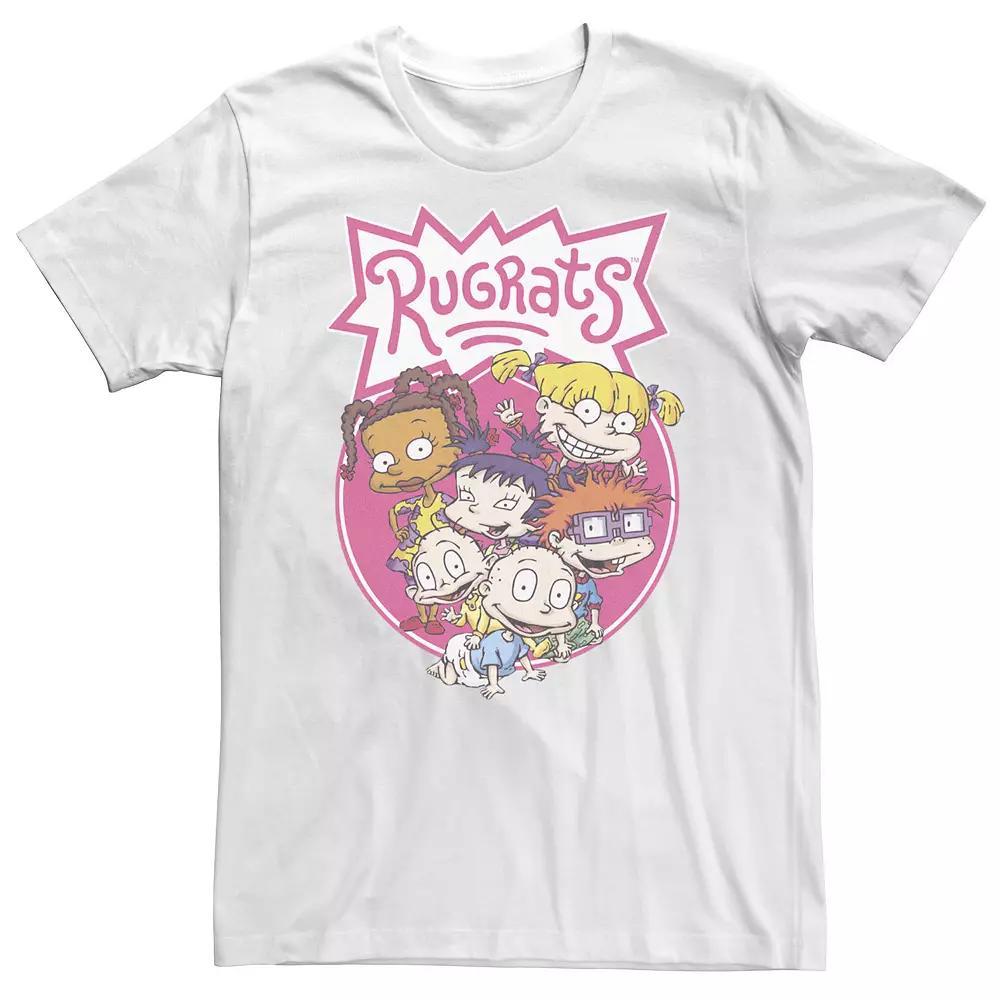 Big & Tall Nickelodeon Rug Rats Group Poster Tee, Men's, Size: 4XL Tall, White Product Image