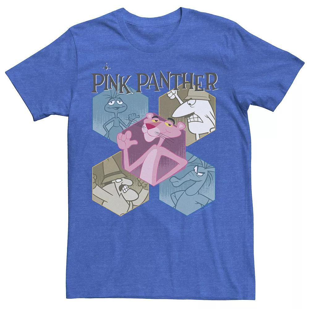 Men's Pink Panther Hexagonal Portraits Graphic Tee, Size: Medium, Roy Product Image