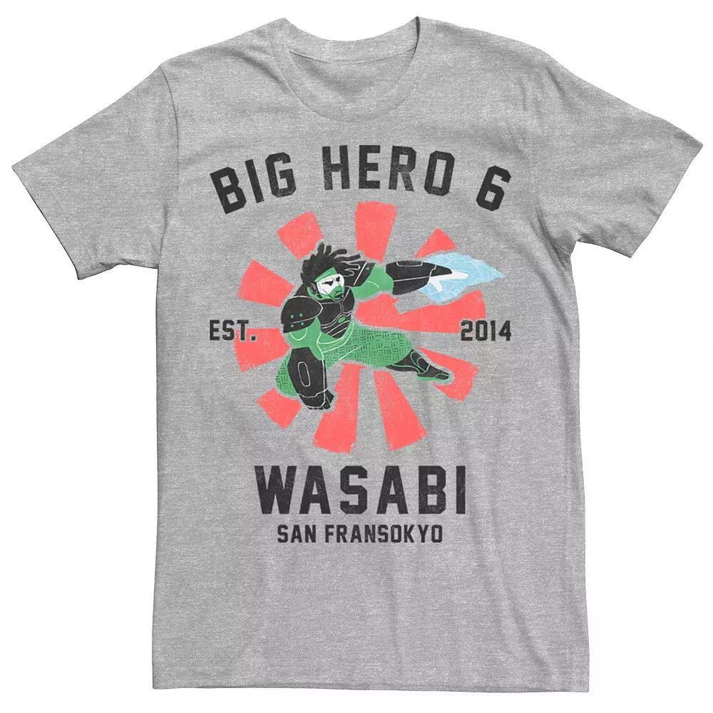 Disney's Big Hero 6 Men's Wasabi Poster Tee, Size: XL, Athletic Grey Product Image