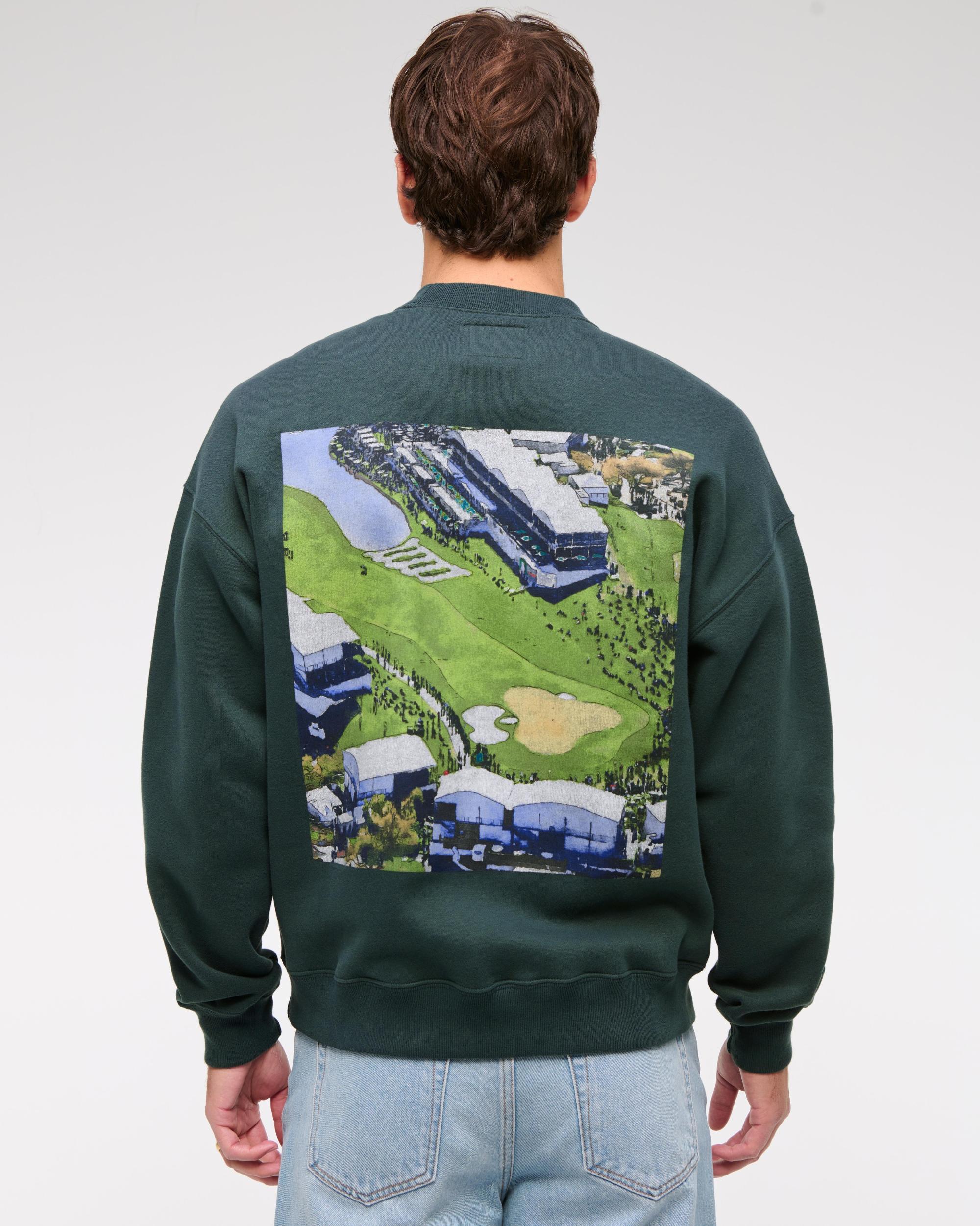 Golf Graphic Crew Sweatshirt Product Image