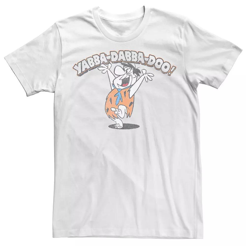 Men's Filntstone Fred Yabba Dabba Do Tee, Size: Medium, White Product Image