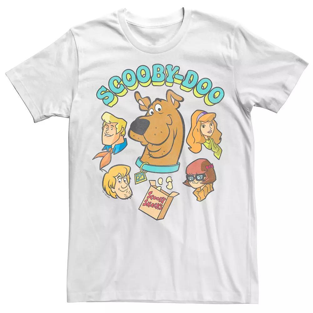 Men's Scooby Doo Mystery Gang Scooby Snacks Tee, Size: Small, White Product Image