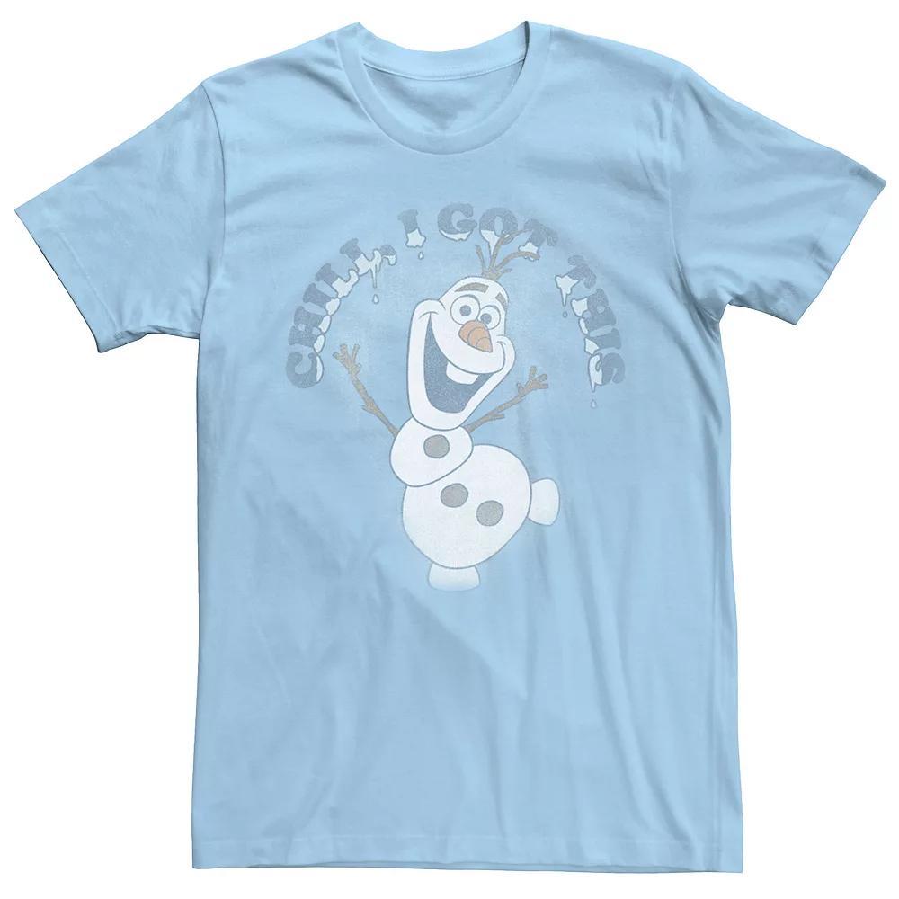 Disney's Frozen Men's Olaf Chill I Got This Portrait Graphic Tee, Size: Large, Light Blue Product Image