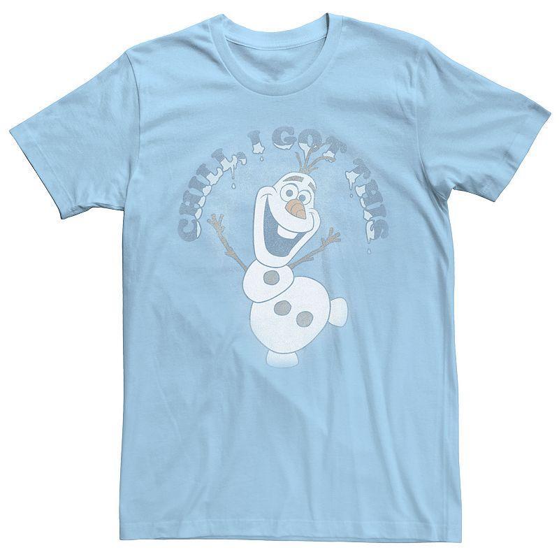Disney's Frozen Men's Olaf Chill I Got This Portrait Graphic Tee, Size: Large, Light Blue Product Image