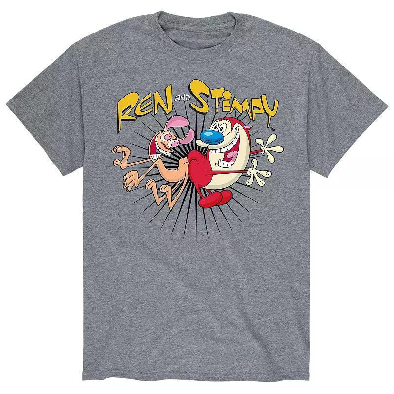 Mens Ren & Stimpy Butt Bump Tee Product Image