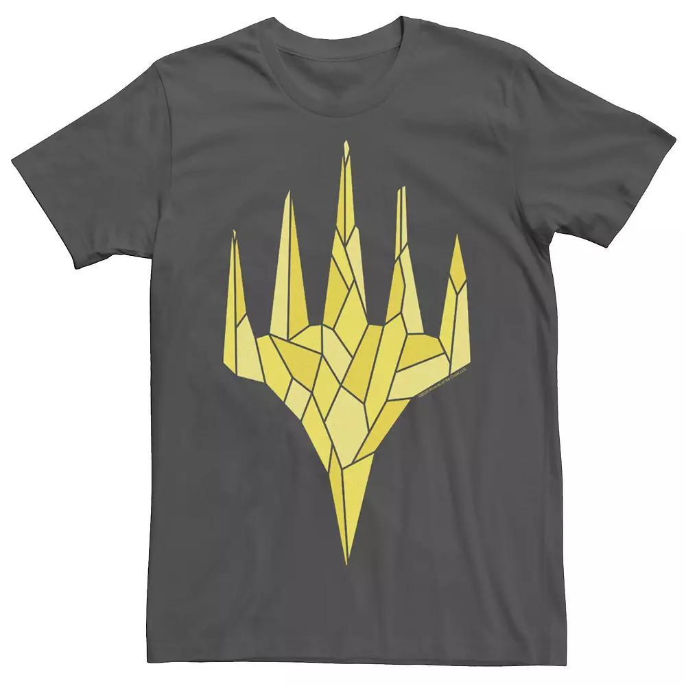 Men's Magic: The Gathering White Crystal Tee, Size: XXL, Grey Product Image