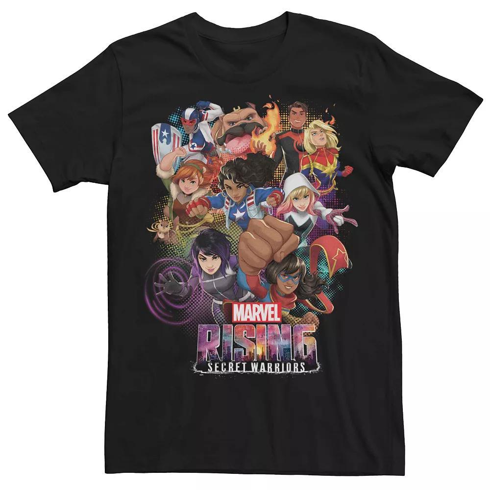 Mens Marvels Rising Secret Warrior Stack Up Tee Product Image