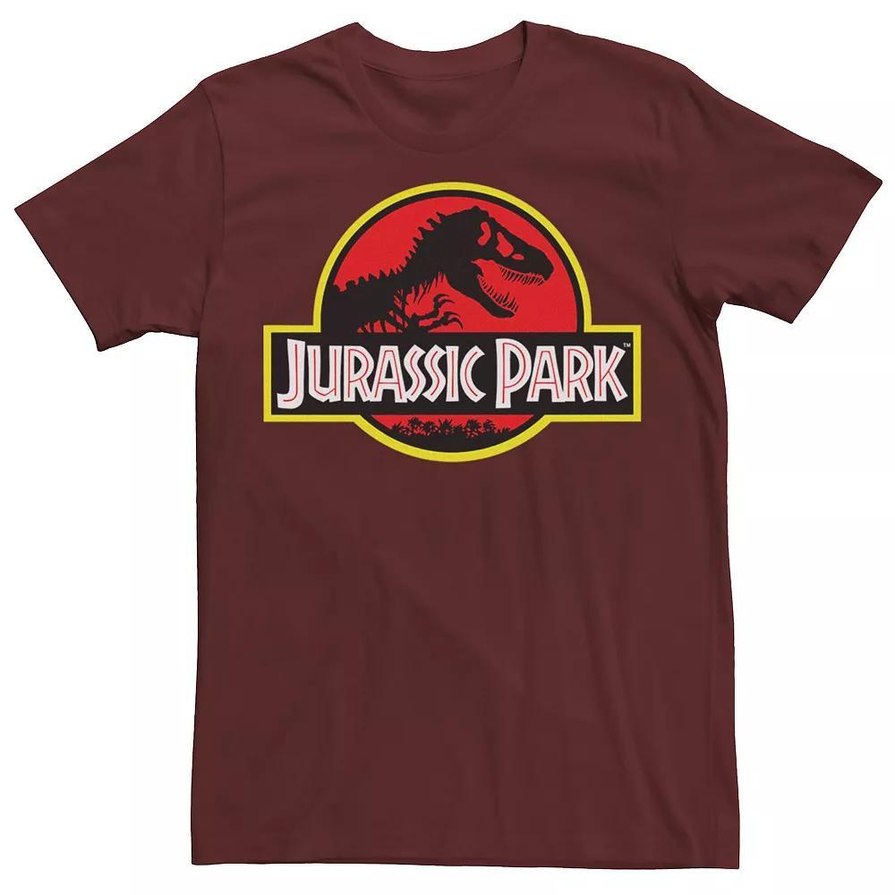 Mens Jurassic Park & Yellow Outline Logo Graphic Tee Product Image