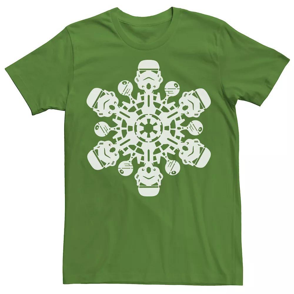 Men's Star Wars Stormtrooper Snowflake Graphic Tee, Size: 3XL, Kelly Product Image