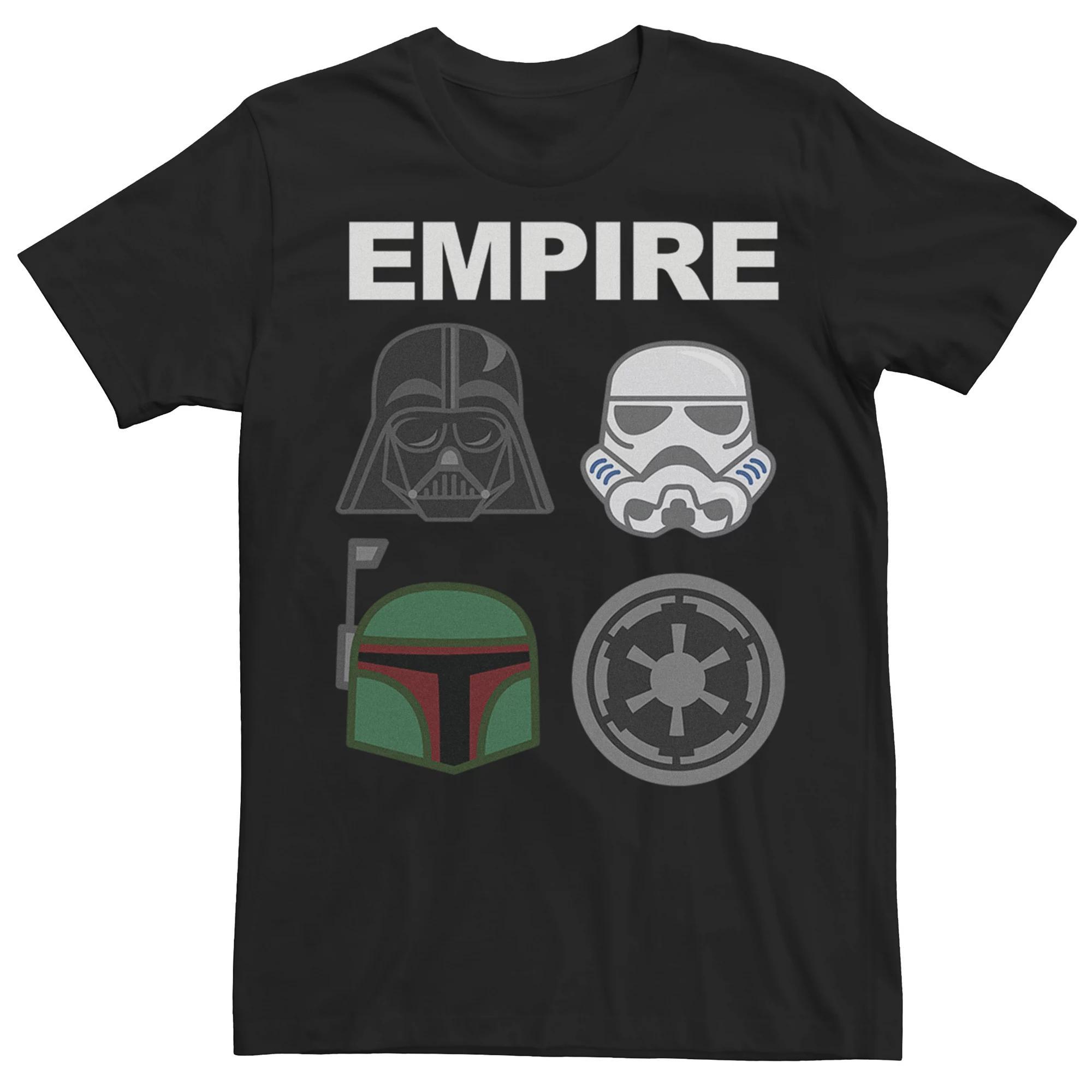 Men's Star Wars Empire Emojis Tee, Size: XL, Black Product Image