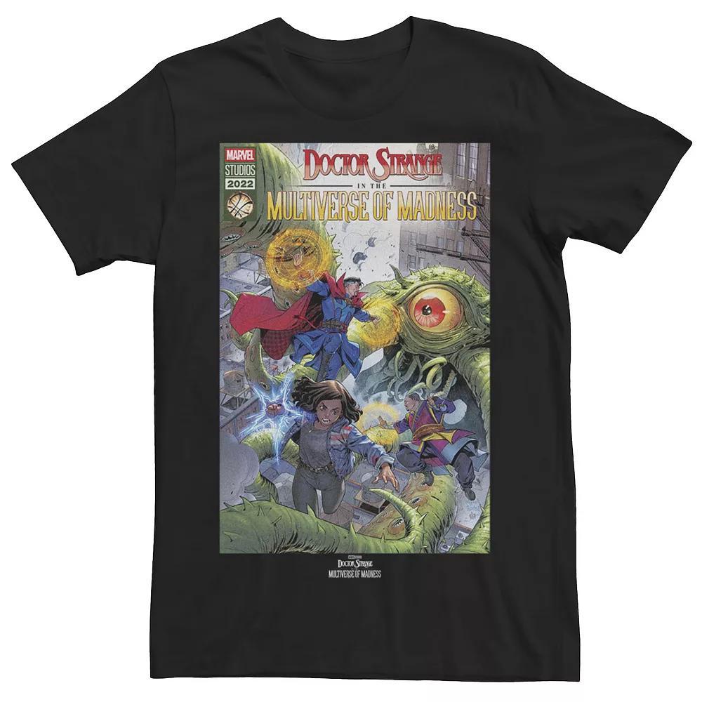 Men's Marvel Doctor Strange Movie 2 Modern Comic Cover Tee, Size: XL, Black Product Image