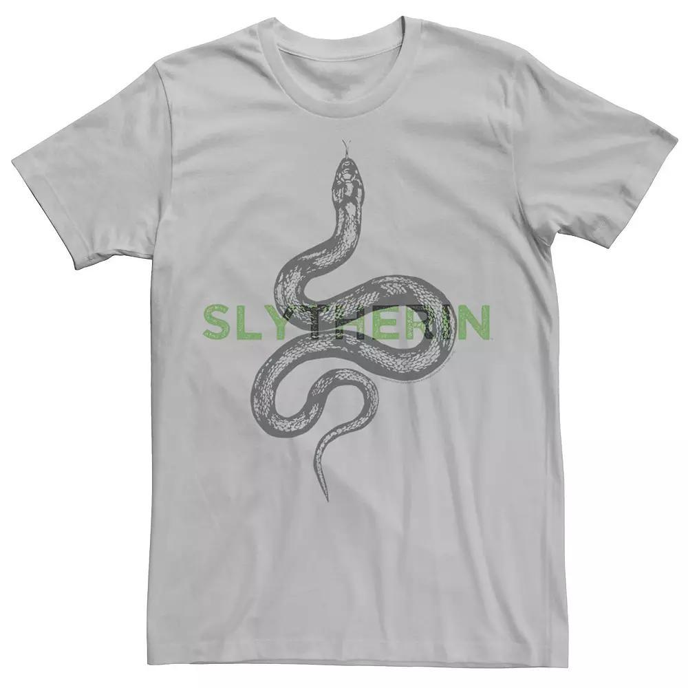 Men's Harry Potter Slytherin Snake Sketch Tee, Size: Large, Silver Product Image
