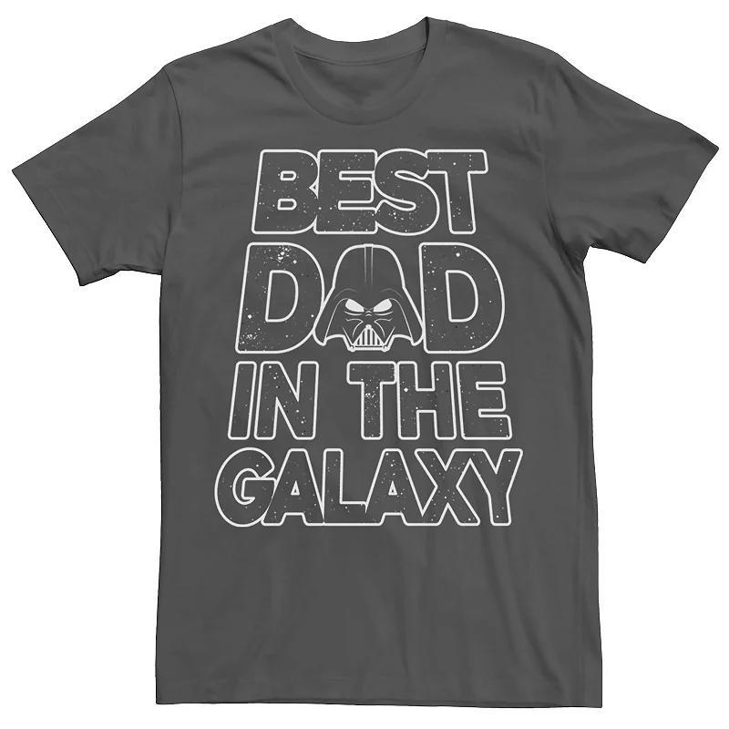 Men's Star Wars Vader Father's Day Galaxy's Best Tee, Size: 3XL, Blue Product Image