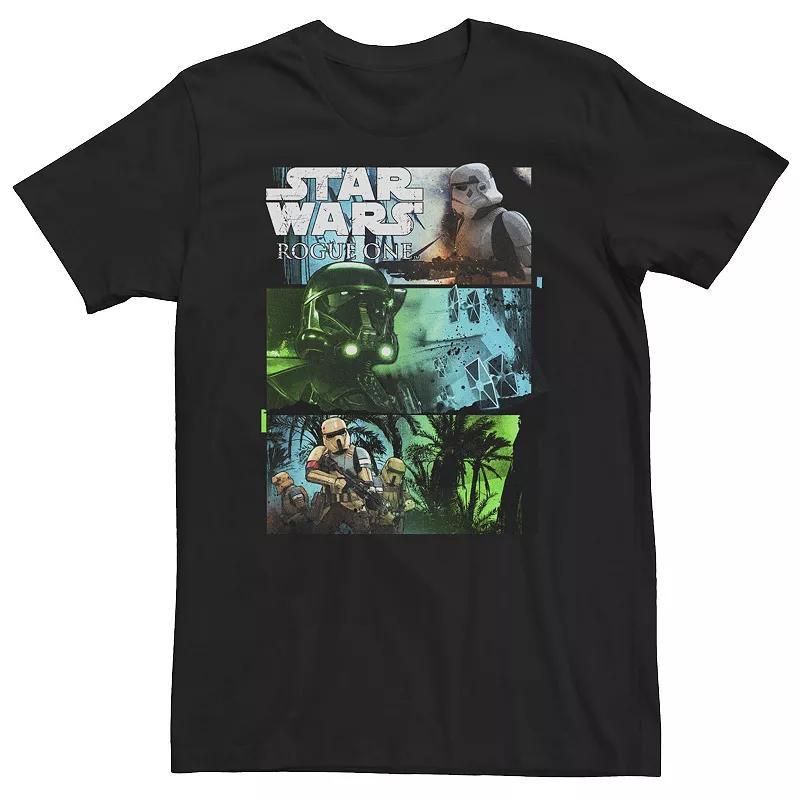 Big & Tall Star Wars Element Panels Tee, Men's, Size: XXL Tall, Black Product Image