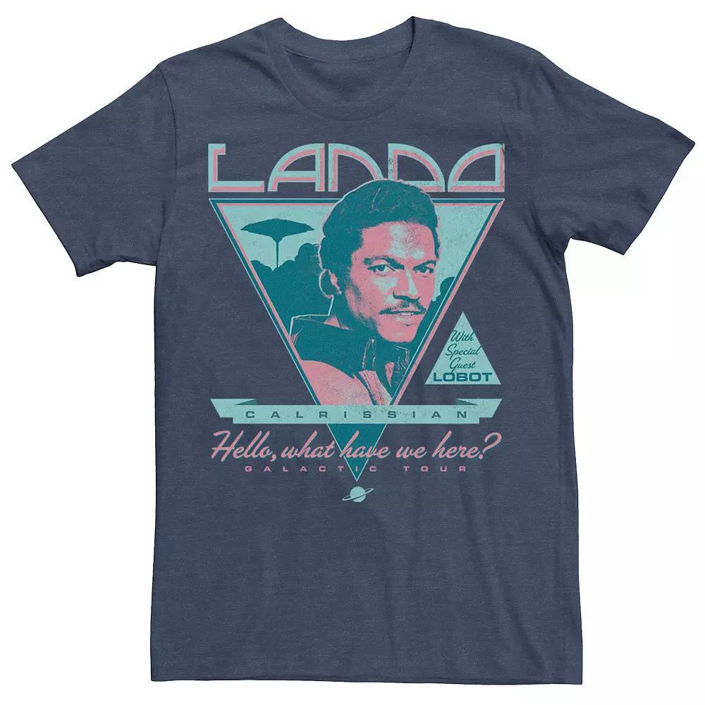Men's Star Wars Lando's Galactic Tour Graphic Tee, Size: XL, Navy Grey Product Image