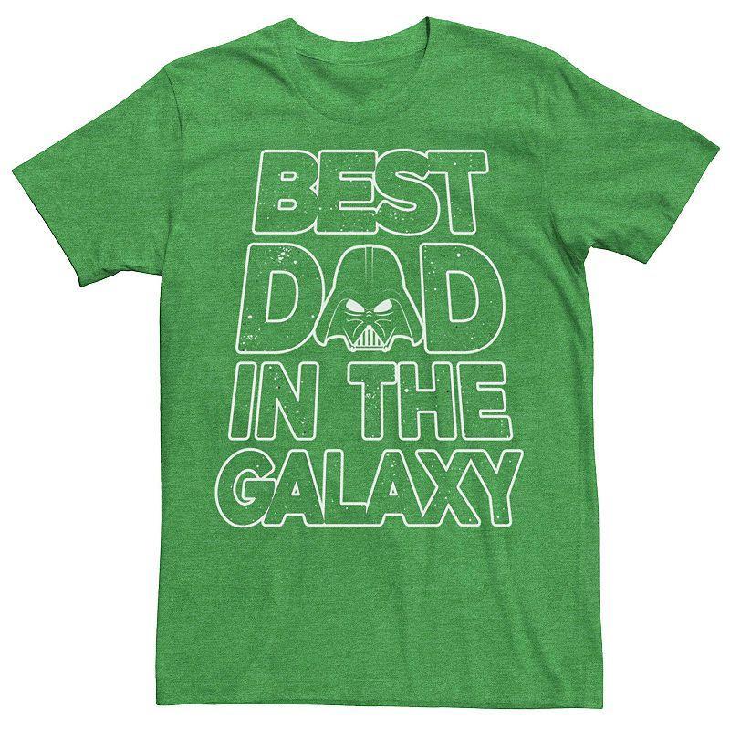 Men's Star Wars Vader Father's Day Galaxy's Best Tee, Size: 3XL, Blue Product Image