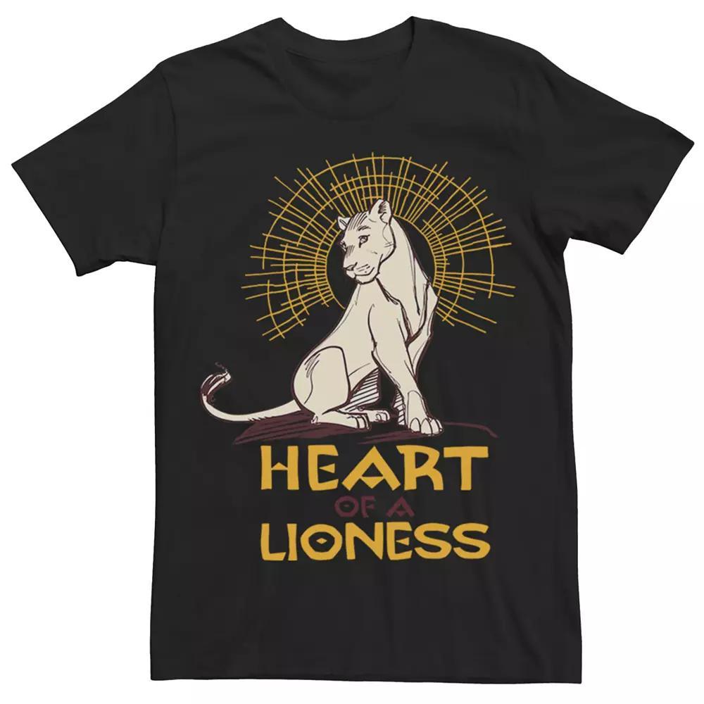 Disney's Lion King Heart Of A Lioness Men's Short-Sleeve Tee, Size: Medium, Black Product Image