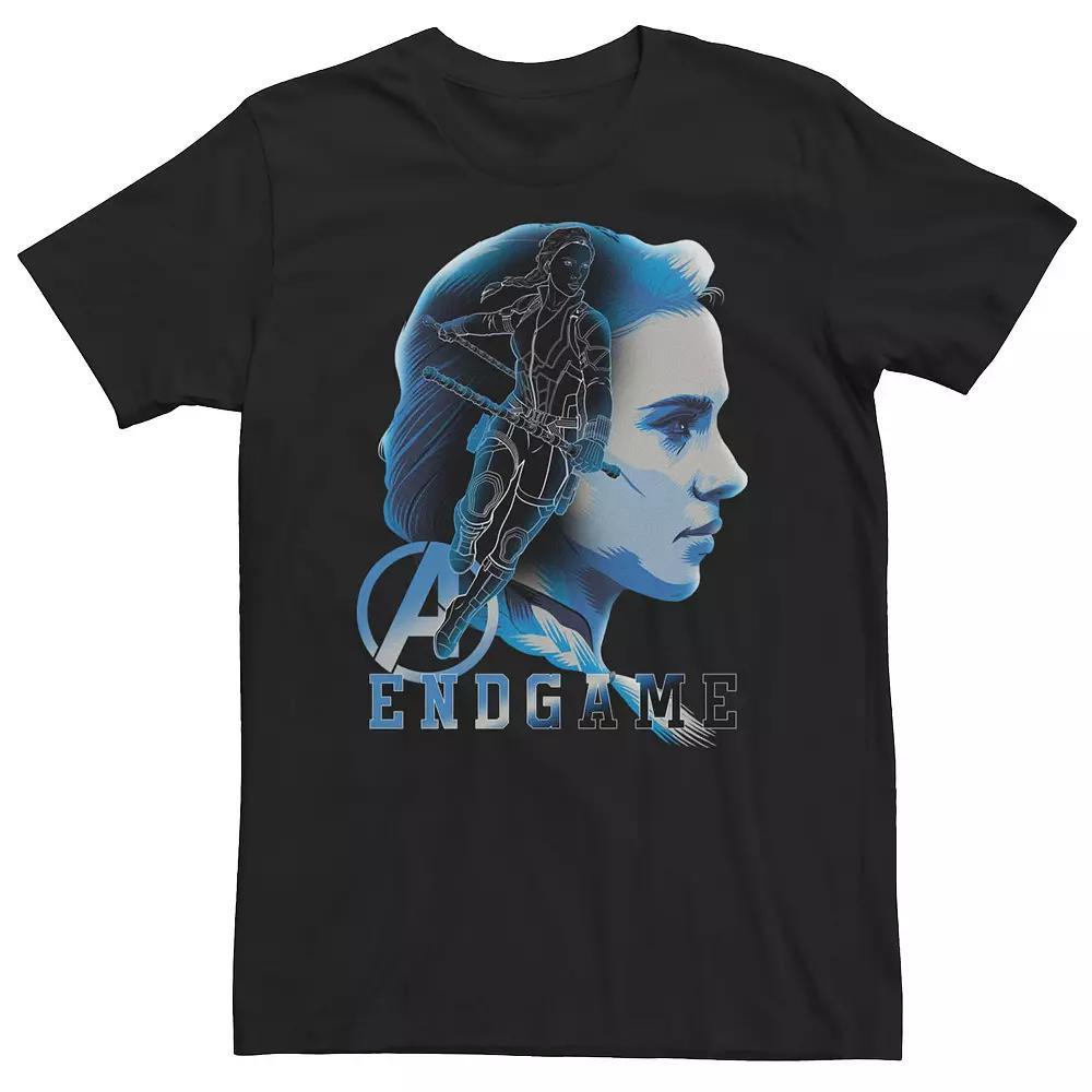 Big & Tall Marvel Avengers Endgame Black Widow Silhouette Poster Tee, Men's, Size: Large Tall Product Image