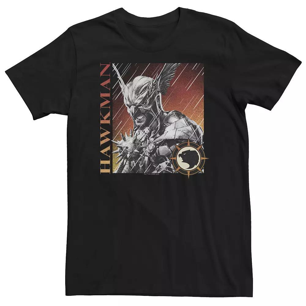 Big & Tall Black Adam Hawkman Grin Poster Tee, Men's, Size: 3XL Product Image