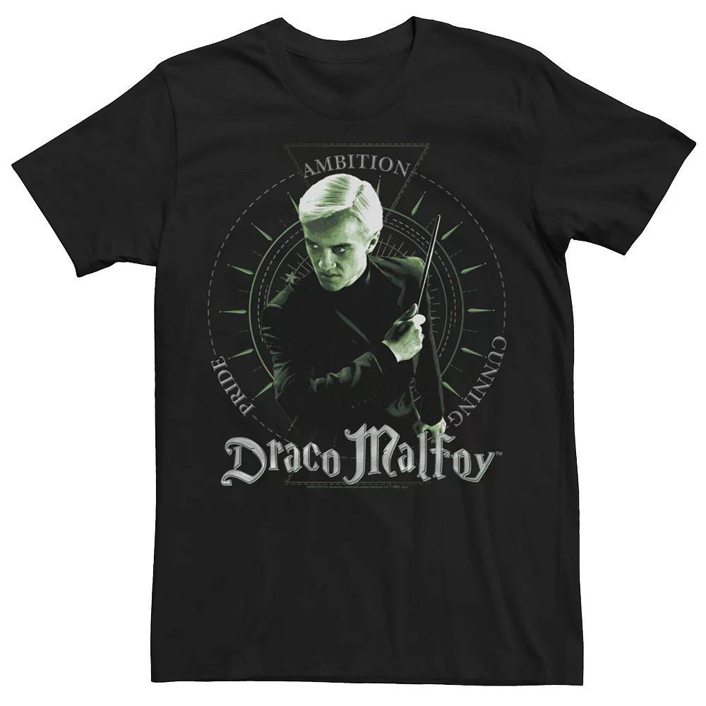 Men's Harry Potter Deathly Hallows 2 Draco Malfoy Tee, Size: XL, Black Product Image