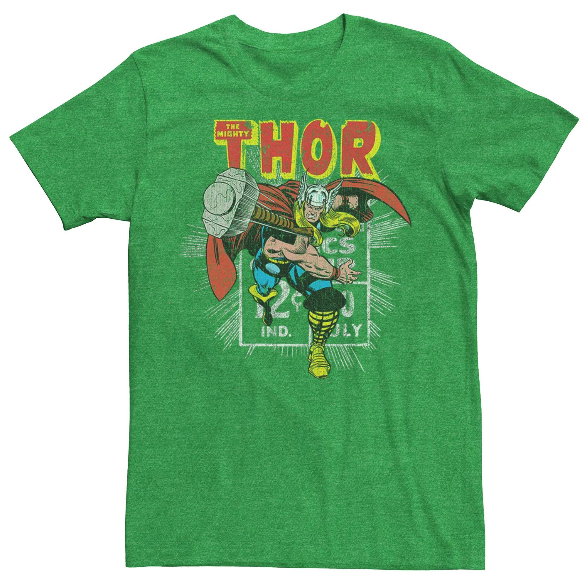 Mens DC Comics Martian Manhunter Logo Tee Athletic Grey Product Image