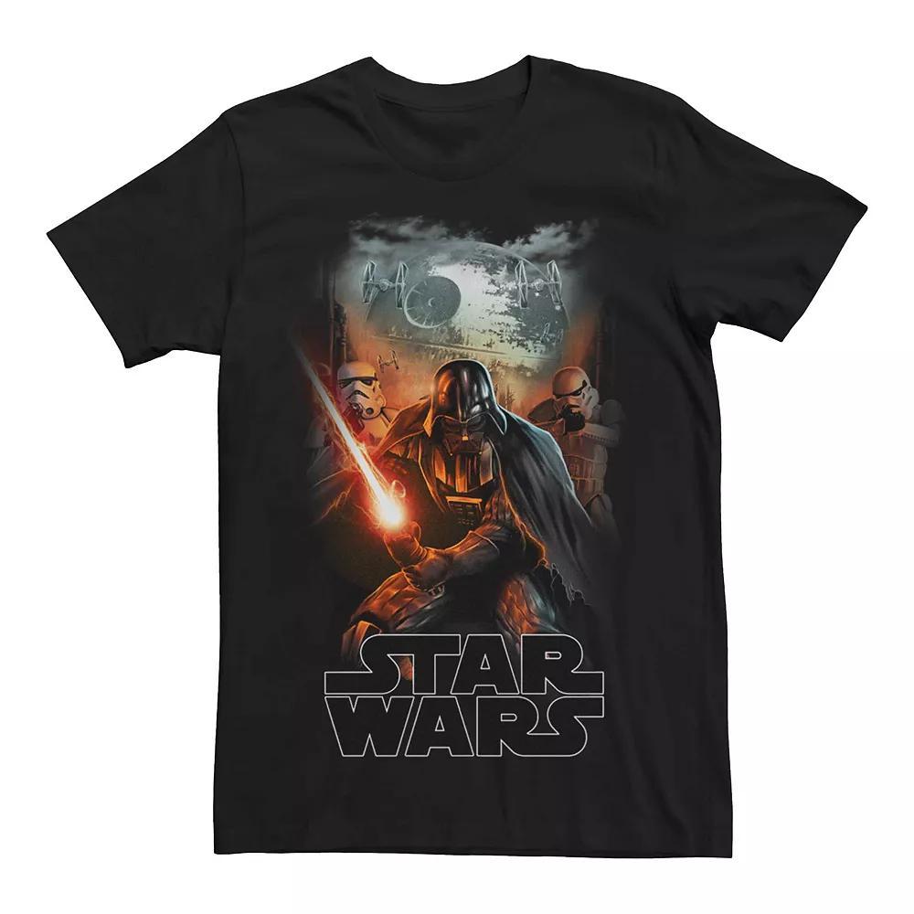Men's Star Wars Vader Trooper Darth Portrait Graphic Tee, Size: Large, Black Product Image