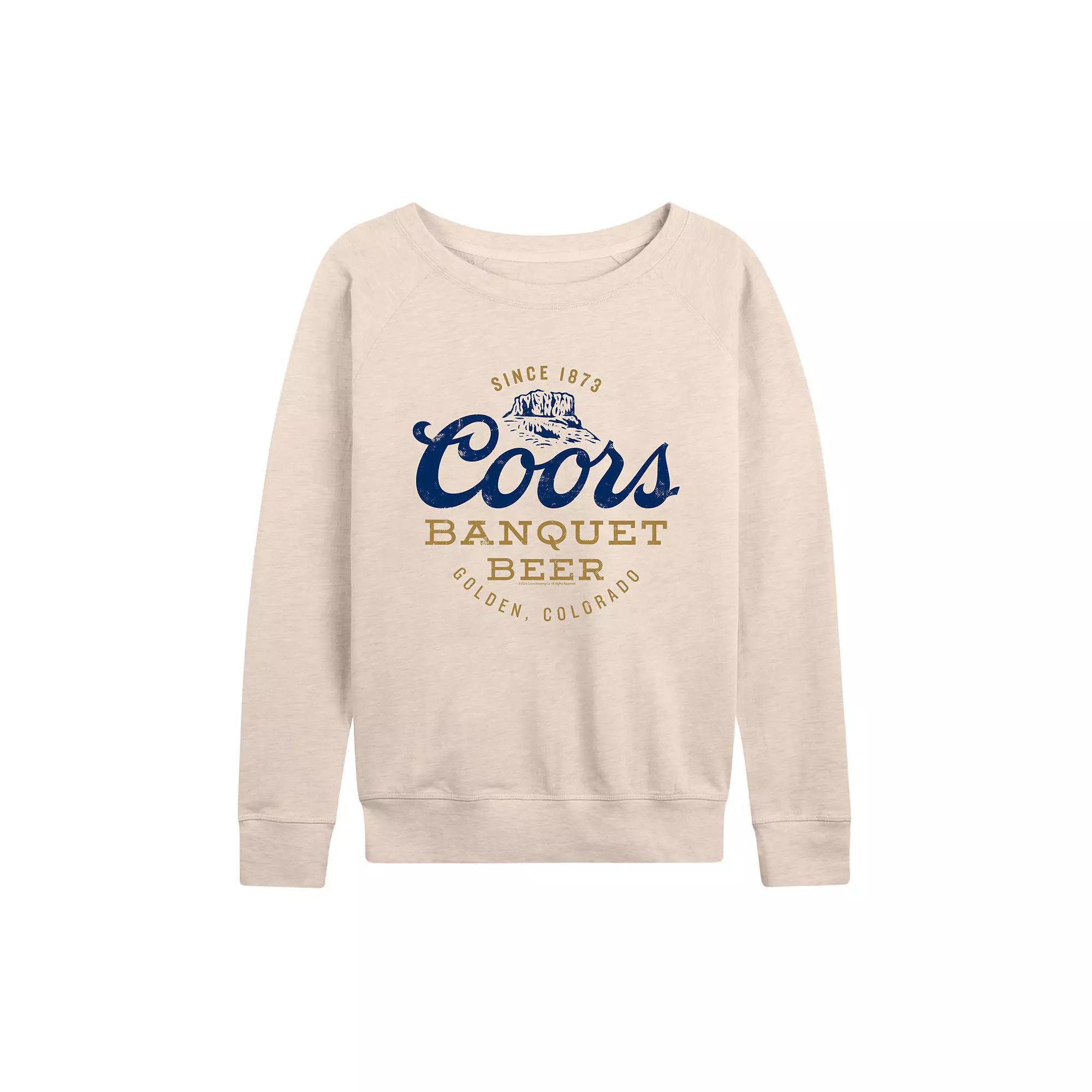 Womens Coors Banquet The Legend French Terry Long Sleeve Tee Product Image