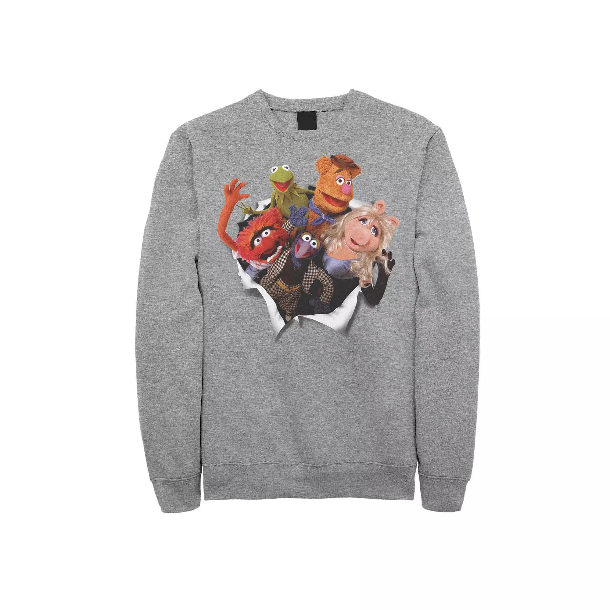 Disney's The Muppets Men's Breakthrough Fleece Sweatshirt, Size: Medium, Athletic Grey Product Image