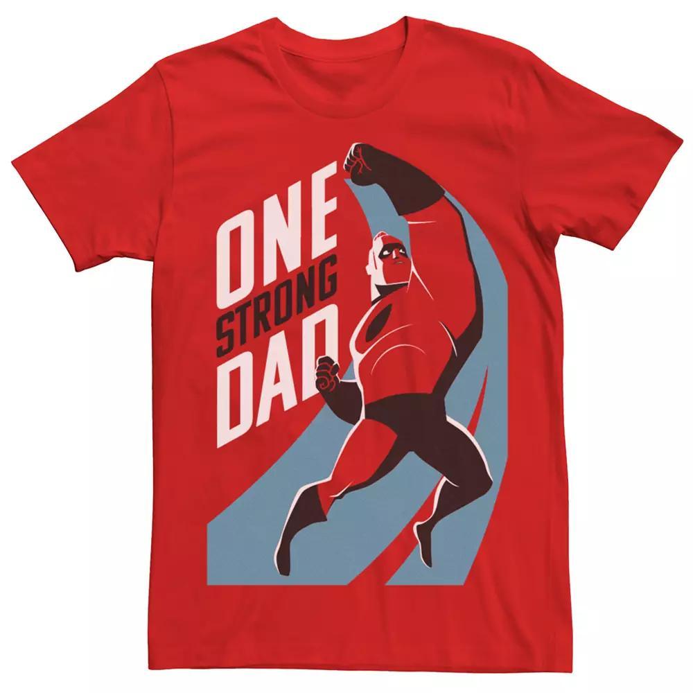 Men's Disney / Pixar's The Incredibles 2 One Strong Dad Tee, Size: Small Product Image