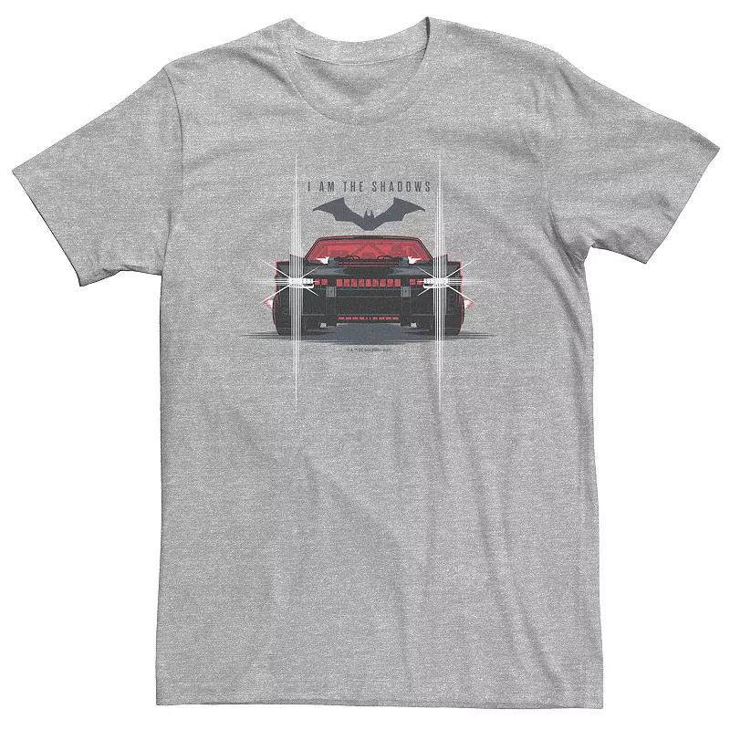 Big & Tall DC Batman Batmobile Tee, Men's, Size: XXL Tall, Athletic Grey Product Image