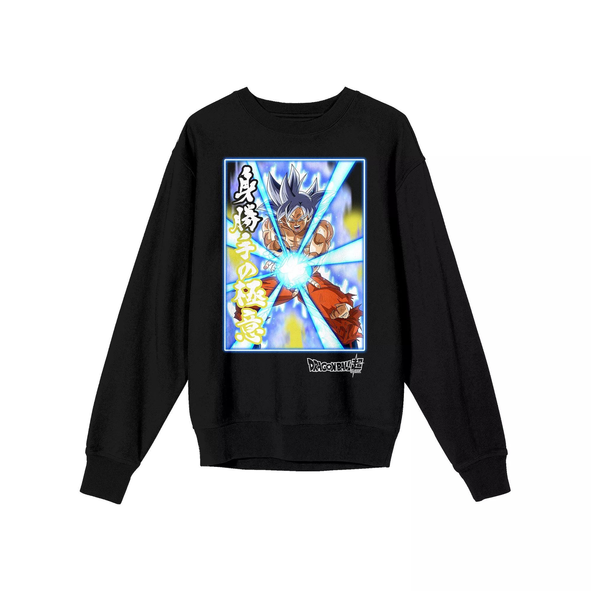 Men's Dragon Ball Super Goku Long Sleeve Graphic Tee, Size: Large, Black Product Image