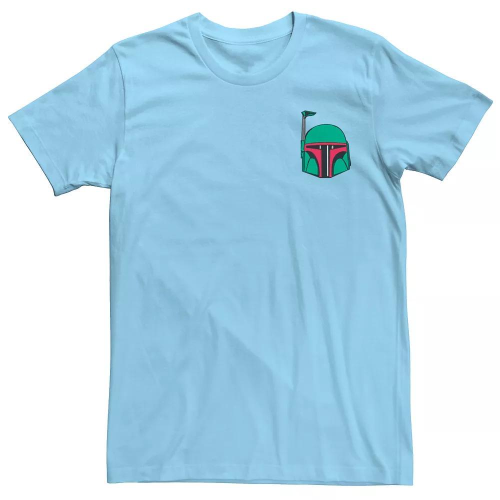 Men's Star Wars Boba Fett Pocket Tee, Size: 3XL, Light Blue Product Image