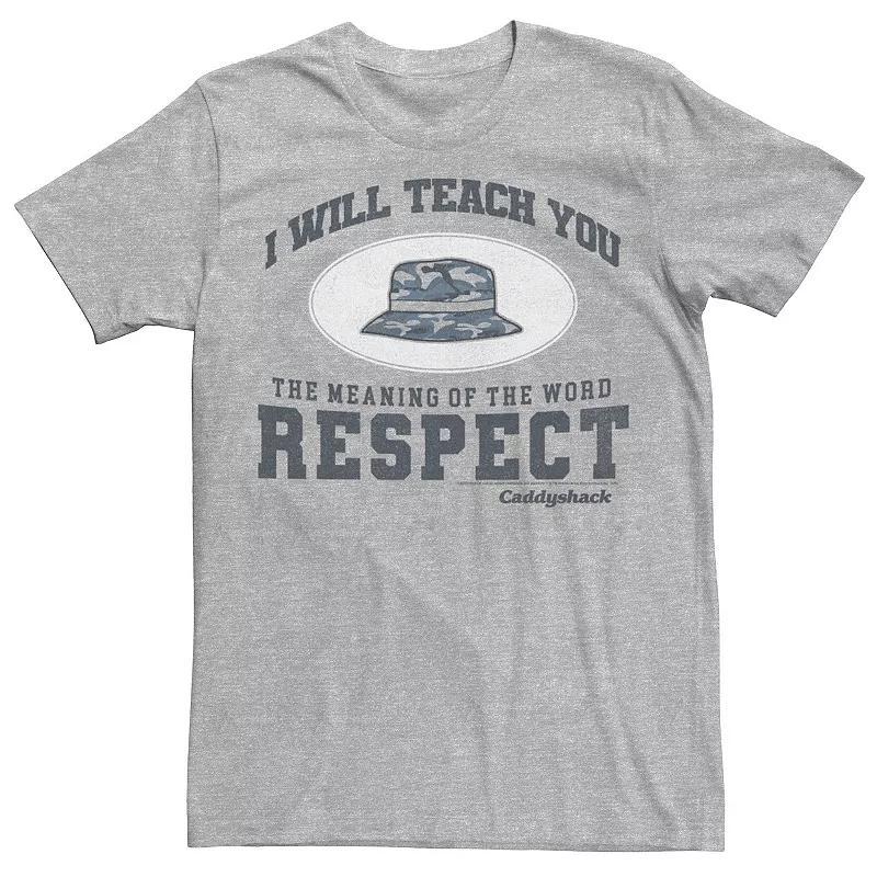 Men's Caddyshack Meaning Of Respect Movie Quote Tee, Size: XXL, Athletic Grey Product Image