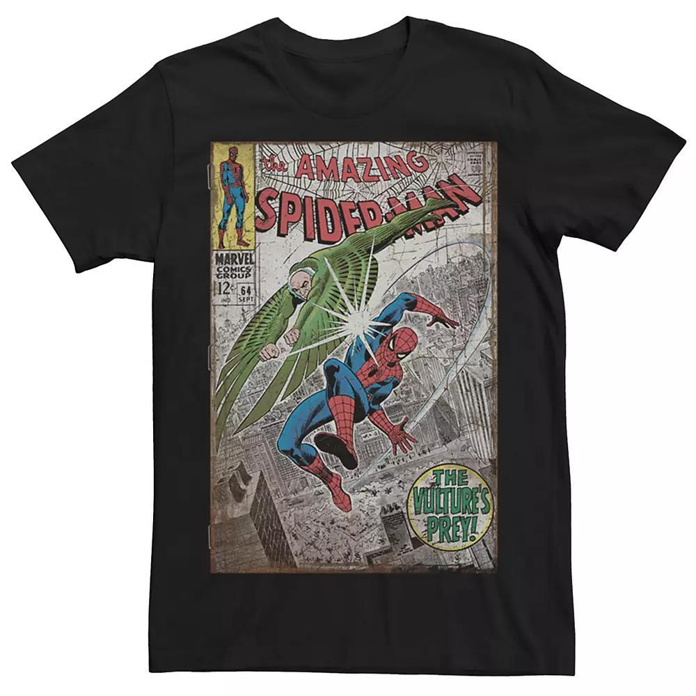 Men's Marvel Spider-Man Vulture's Prey Graphic Tee, Size: XL, Black Product Image