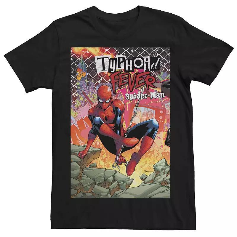 Men's Marvel's Typhoid Fever Spider-Man (2018) # Comic Cover Tee, Size: Medium, Black Product Image