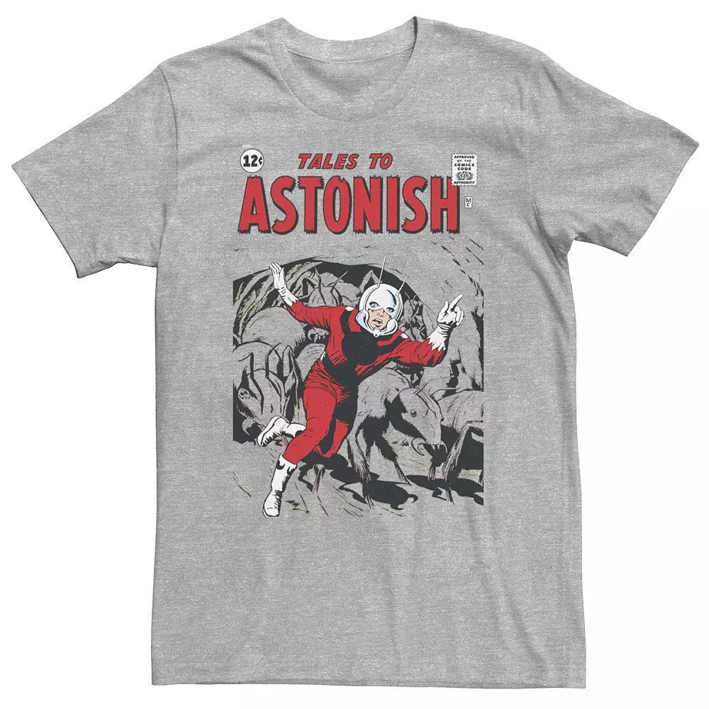 Big & Tall Marvel Ant-Man "Tales To Astonish" Comic Cover Tee, Men's, Size: XXL Tall, Athletic Grey Product Image