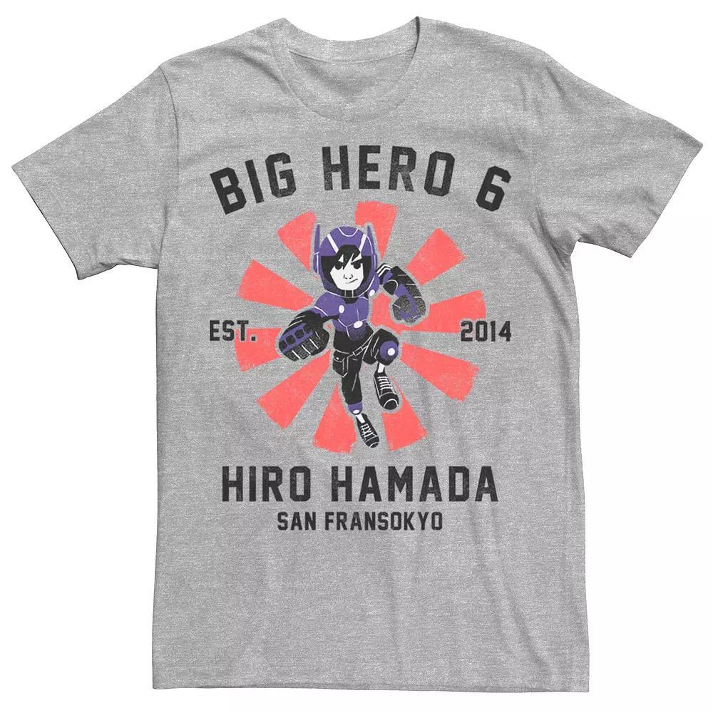 Disney's Big Hero 6 Hiro Hamada Men's Poster Tee, Size: XXL, Athletic Grey Product Image
