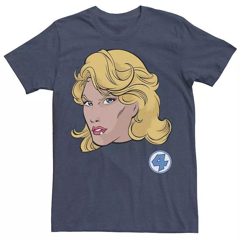 Men's Marvel Fantastic Four Susan Storm Graphic Tee, Size: Large, Navy Grey Product Image