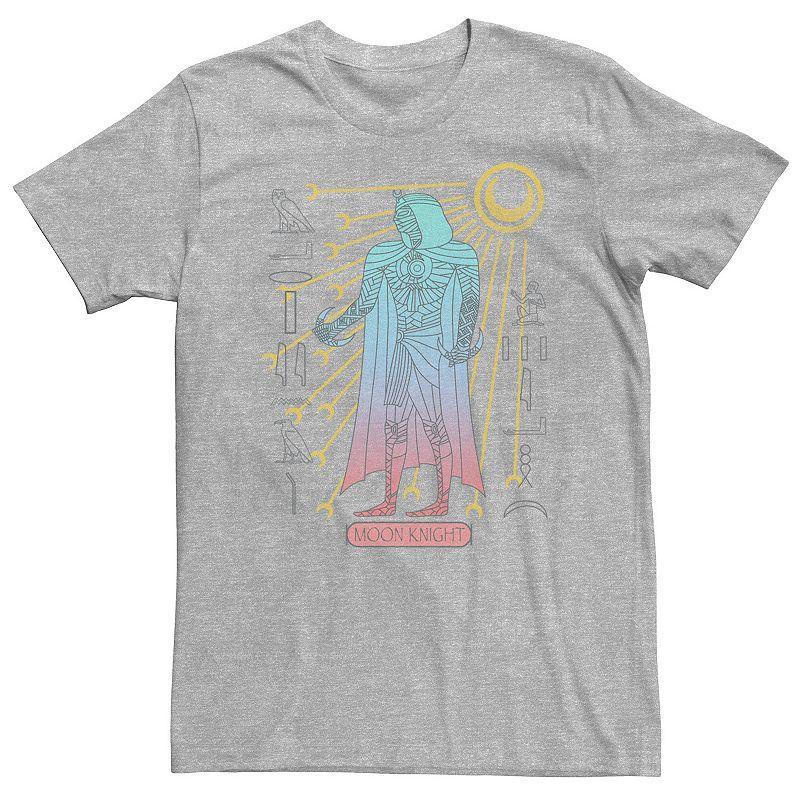 Big & Tall Marvel Moon Knight Mummy Glyphs Tee, Men's, Size: XL Tall, White Product Image